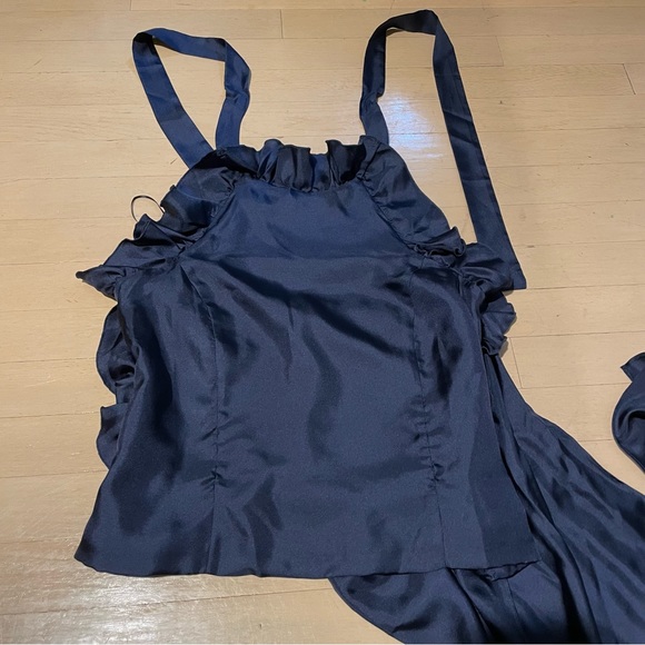 J Crew Collection Ruffle Halter Top - Picture 2 of 5